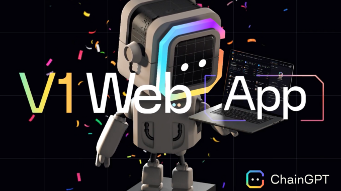 ChainGPT V1 Dashboard, enabling Web3 with AI Capabilities ChainGPT unveils the release of its V1 Dashboard, enabling Web3 with AI Capabilities