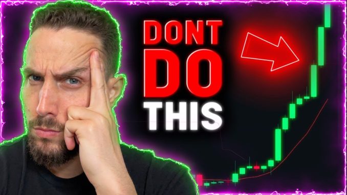 WARNING: DO NOT DO THIS IF YOU WANT TO MAKE MAX GAINS FROM BITCOIN & CRYPTO BULL RUN
