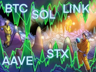 Bitcoin price cracks $30K, possibly clearing a path for SOL, LINK, AAVE and STX