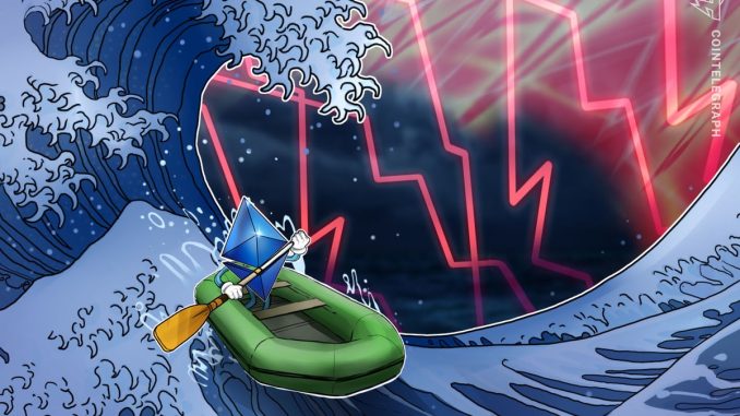 Ethereum price drops to a 7-month low as data points to more downside