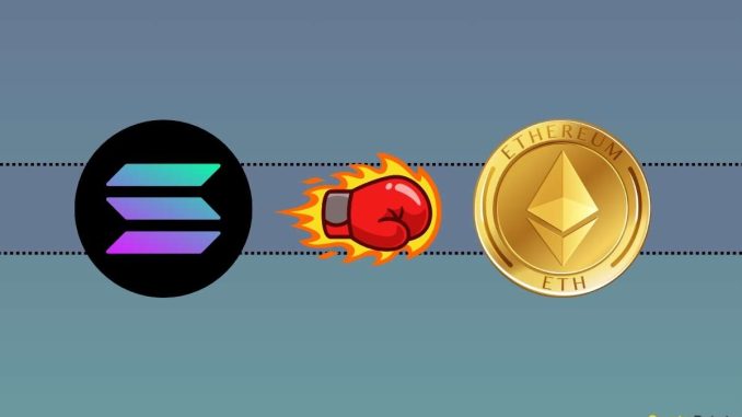 Solana (SOL) With an Impressive Achievement Against Ethereum Solana (SOL) With an Impressive Achievement Against Ethereum