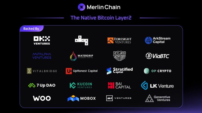 Merlin Chain Secures Funding to Empower "Bitcoin-native" Innovations