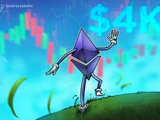 Ether Hits $4,000 Again As Bitcoin Crypto Market Cap Dominance Dives