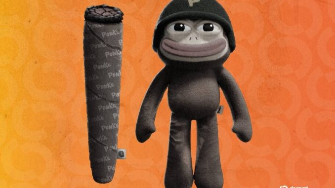 Solana Meme Coin Ponke Releases Plush Toy as First in Line of Collectibles
