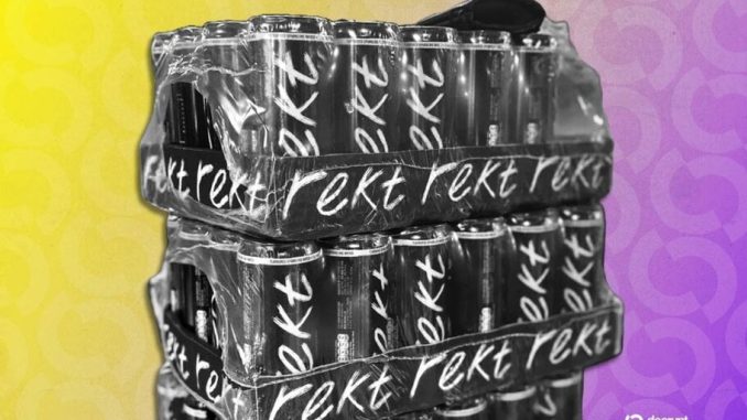 Crypto-Fueled Rekt Drinks Sells 1 Millionth Can Amid MoonPay Collab