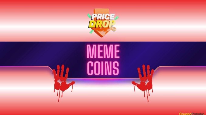 DOGE, PUMP, BONK, and Many More Collapse by Double Digits DOGE, PUMP, BONK, and Many More Collapse by Double Digits