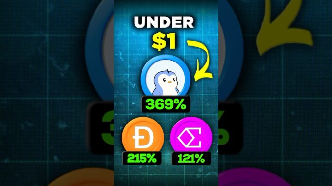 Top Crypto Coins Under $1 🤑