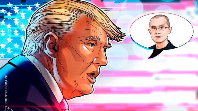 Trump Pardons Binance Founder CZ Trump Pardons Binance Founder CZ