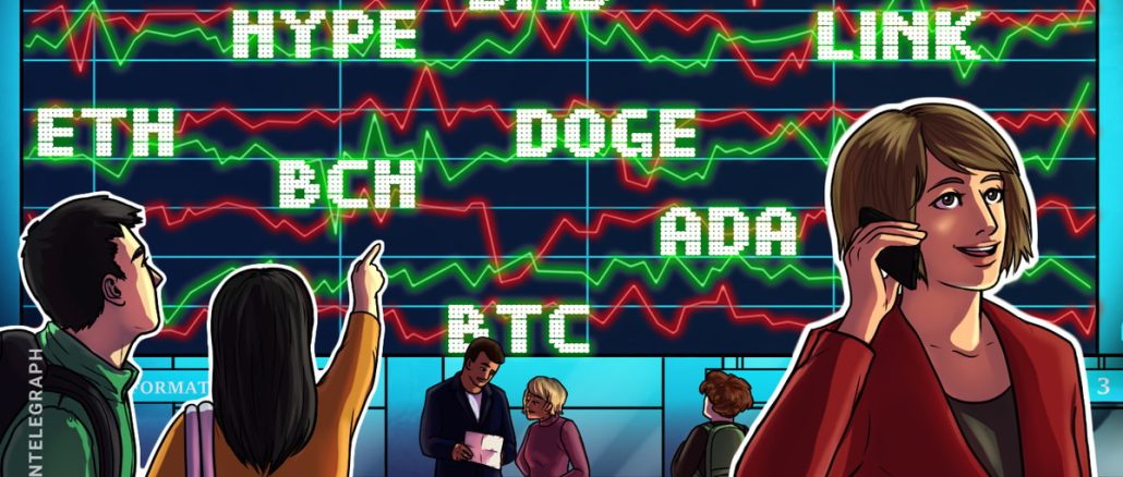 Price Predictions of Major Cryptocurrencies.