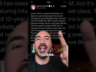 Diversify OUT OF CRYPTO