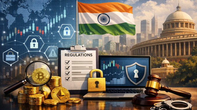 India tightens crypto oversight as exchanges move under FIU monitoring