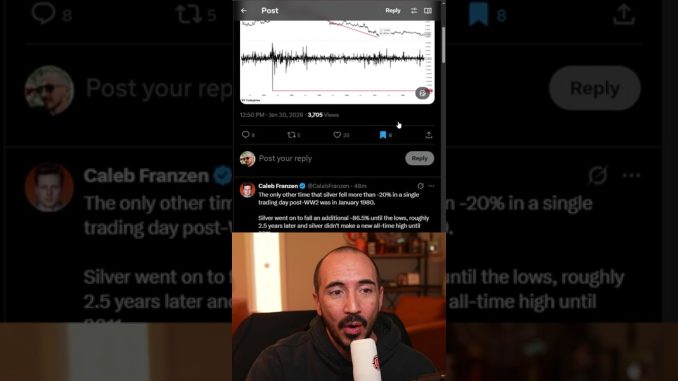 SILVER PUMP IS OVER (Last Crash REPEATING)