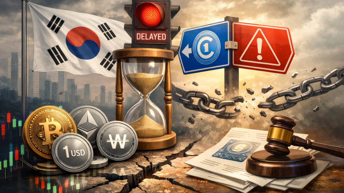 South Korea delays digital asset law as stablecoin oversight divides regulators