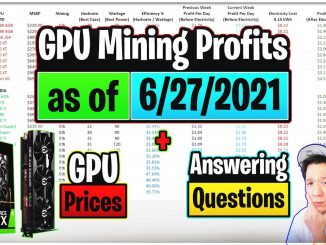 GPU Mining Profits as of 6/27/21 | GPU Prices | Answering Questions