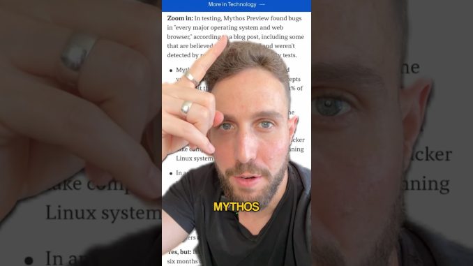 Claude Mythos is INSANE 🤯