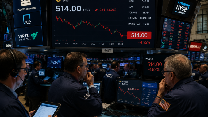 ZEC dips toward the 50-Day EMA as momentum softens
