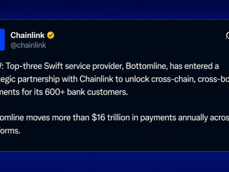 SWIFT Services Provider Taps Chainlink to Bring 600 Banks Onchain