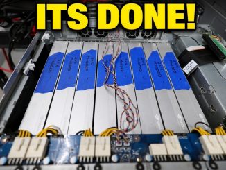 MONSTER 8x 170HX 64GB X16 LANES SERVER IS ALIVE!