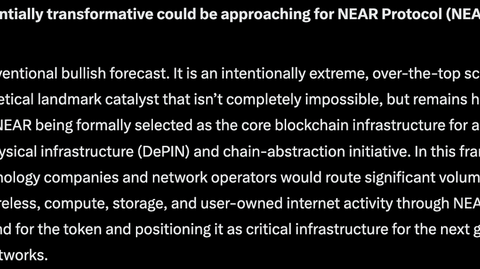 Meta AI predicts that a monumental move could be on the cards for NEAR Protocol, but only if a specific catalyst lands