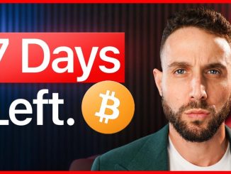 You Have 7 DAYS LEFT To Buy Bitcoin